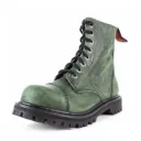 Angry Itch 08-Loch Leder Stiefel Vintage Grün