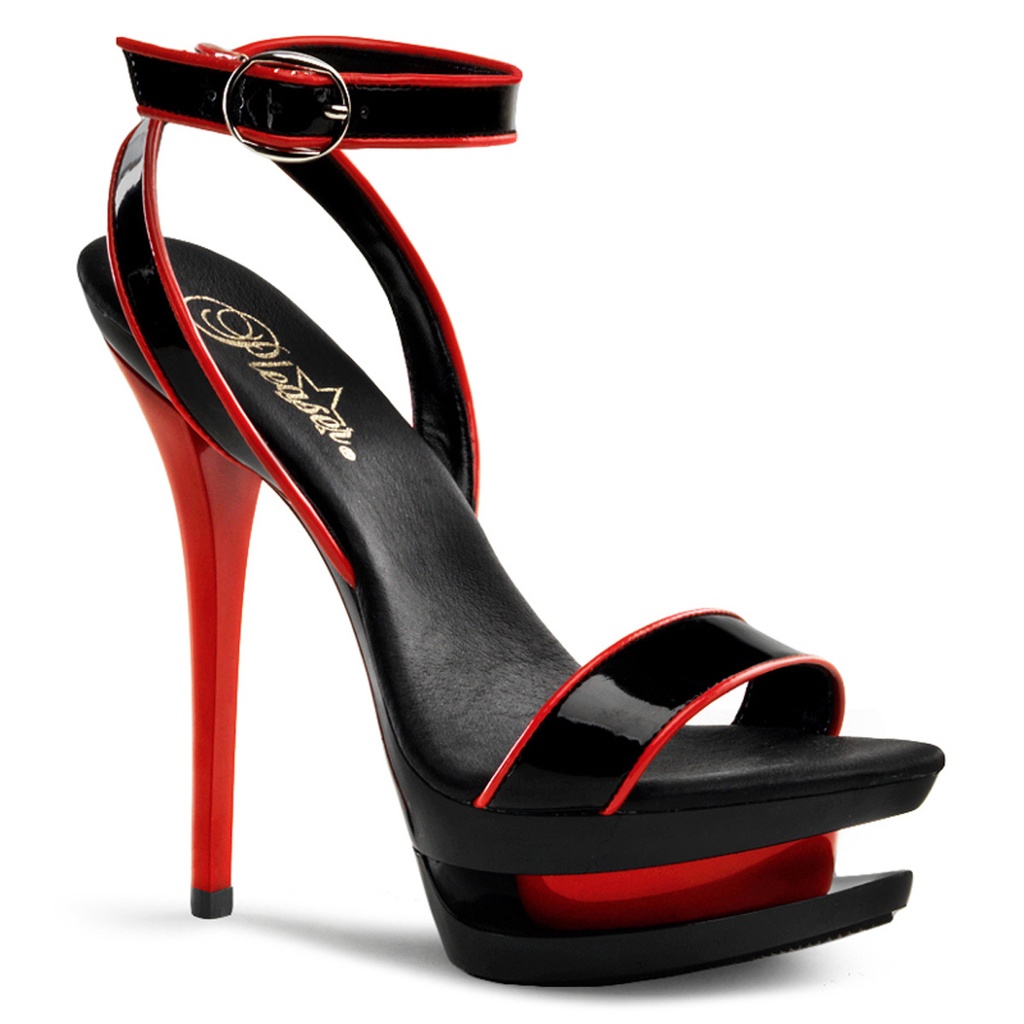 BLONDIE-631-2 - Lack Schwarz Rot