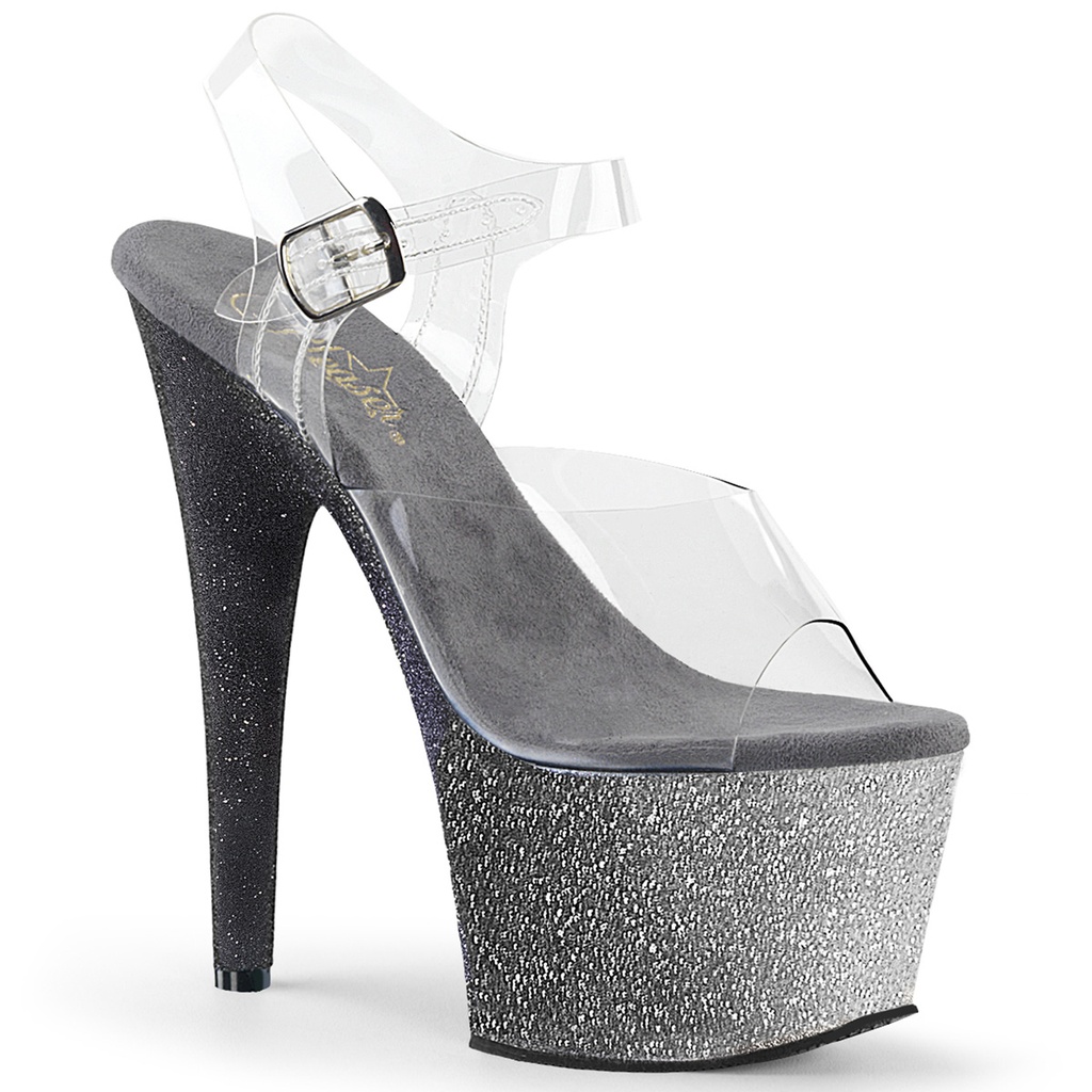 ADORE-708OMBRE - Transparent  Grau Silber