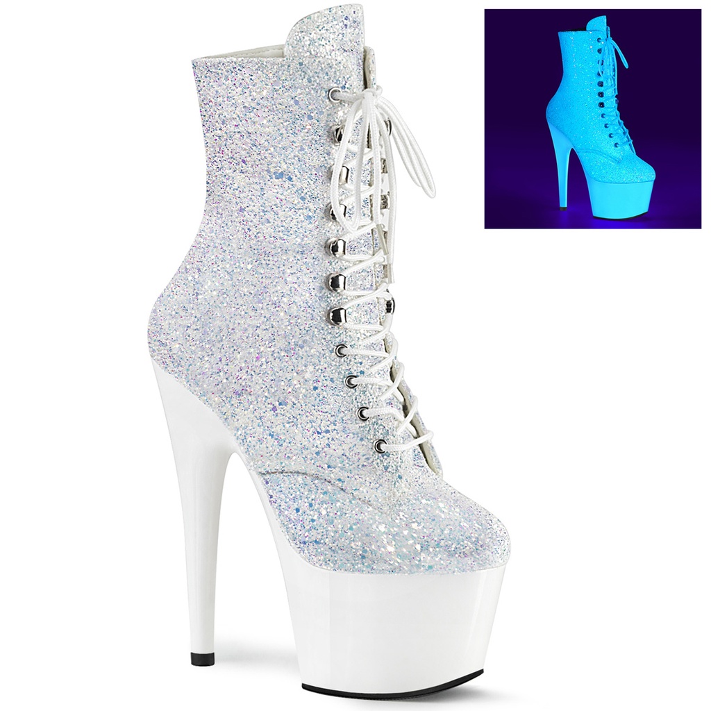 ADORE-1020LG - PU Weiß Glitter