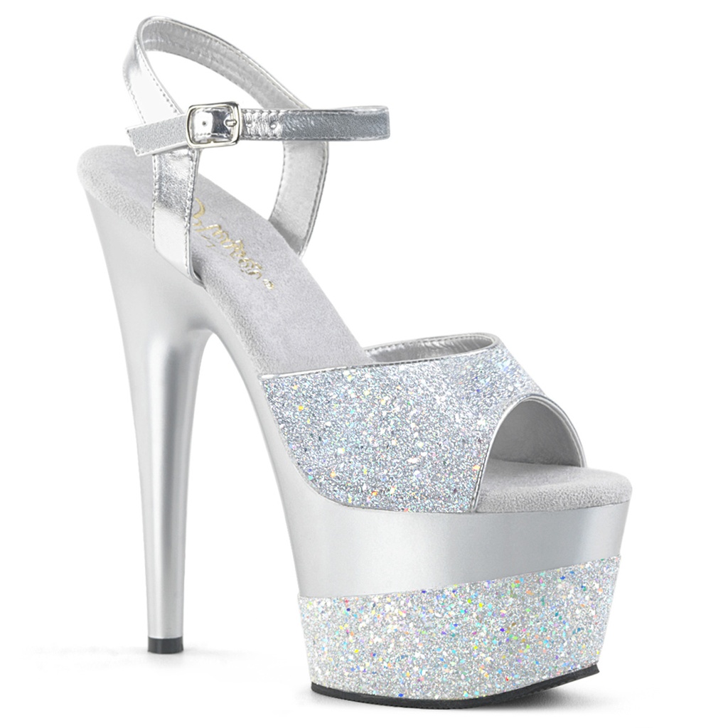 ADORE-709-2G - PU Silber Glitter