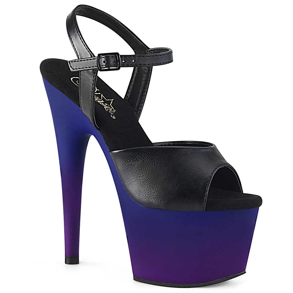 ADORE-709BP - PU Schwarz Blau Violett
