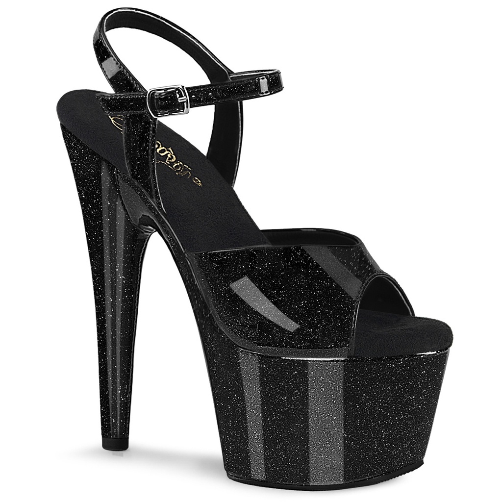 ADORE-709GP - Blk Glitter Pat/M