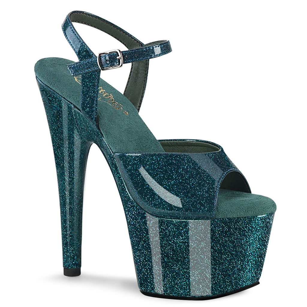 [ADO709GP/TLG/M-10] ADORE-709GP - Teal Glitter Pat/M (40/41 US10)