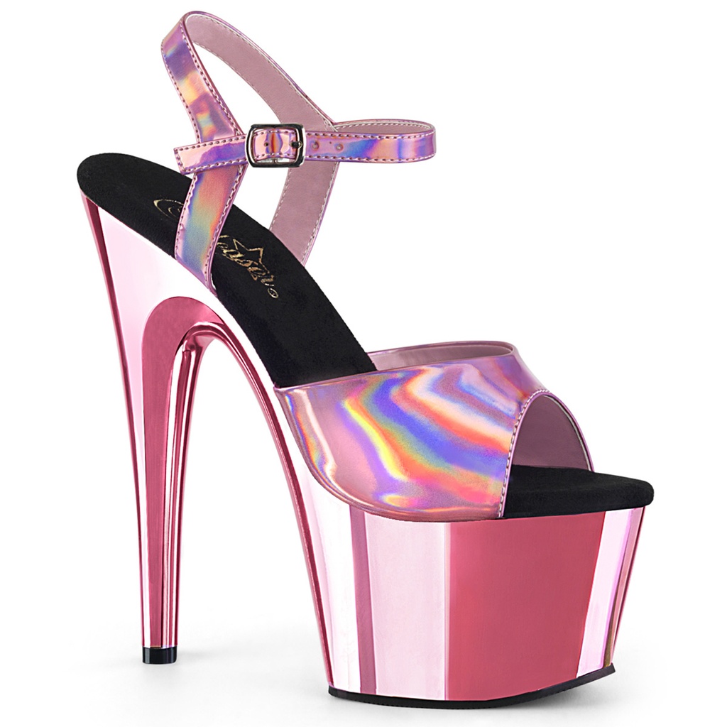 ADORE-709HGCH - PU Baby Pink Hologramm Chrom
