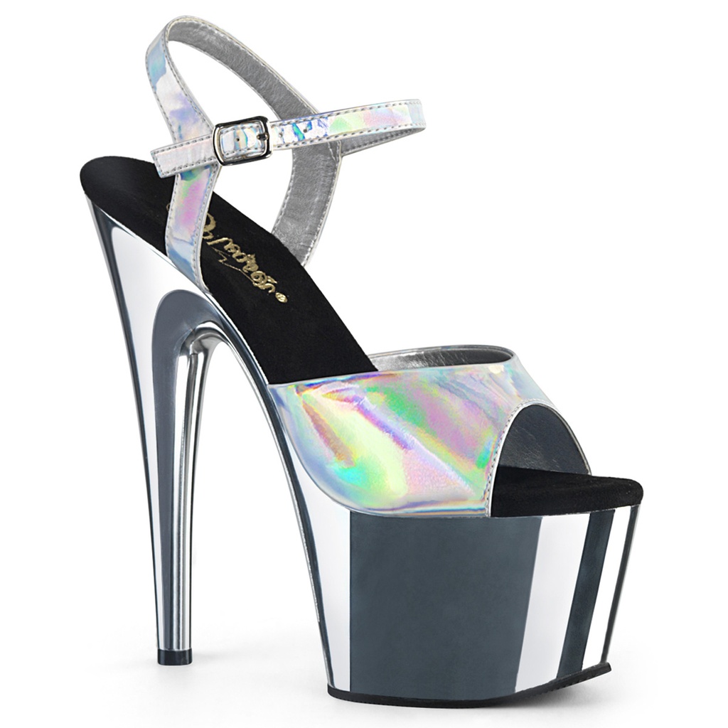 ADORE-709HGCH - PU Silber Hologramm Chrom