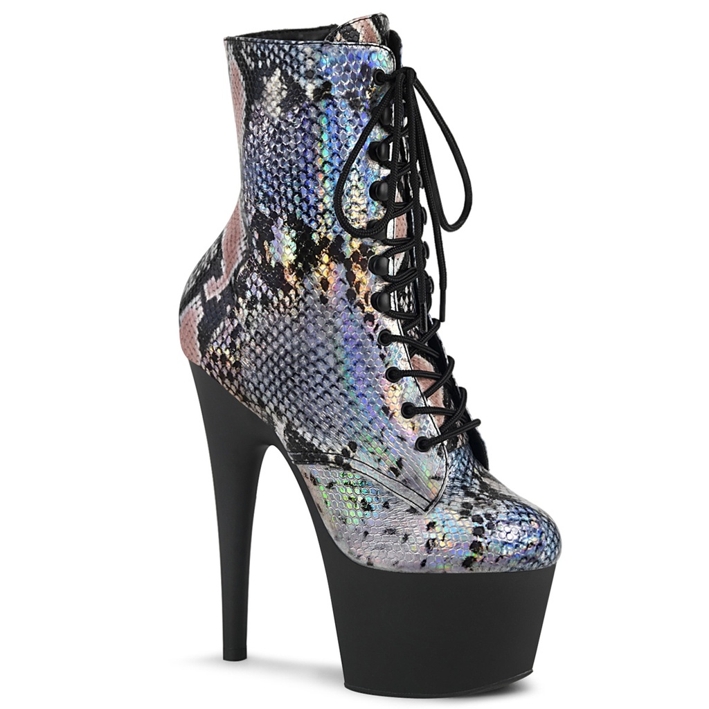 ADORE-1020SP - PU Silber Hologramm Schwarz