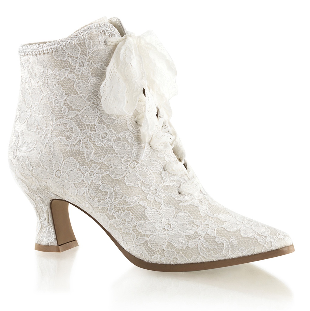 [VIC30/IVSA-10] VICTORIAN-30 - Satin Elfenbein Spitze (40/41 US10)