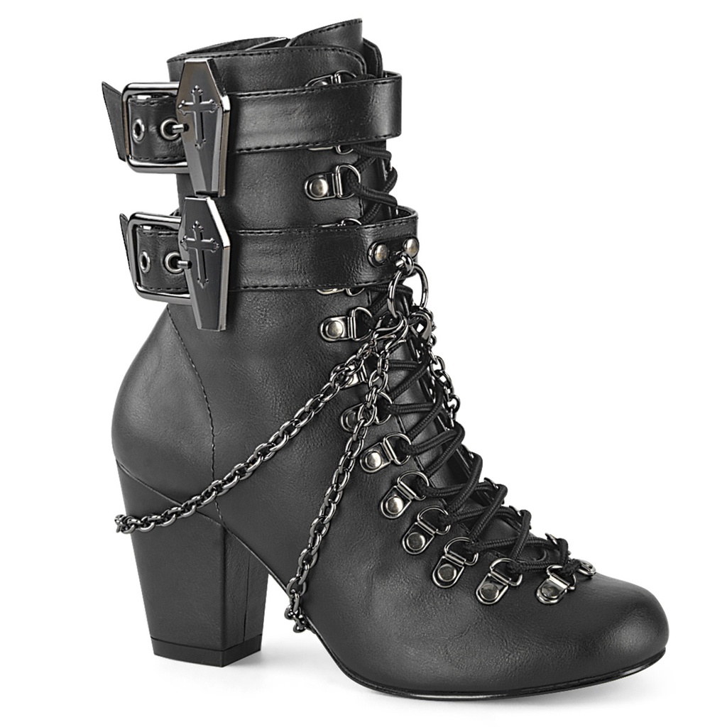 VIVIKA-128 - PU Schwarz