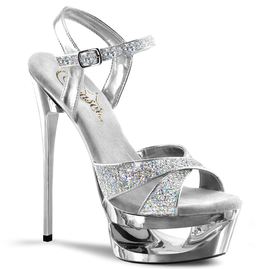 ECLIPSE-619G - PU Silber Glitter