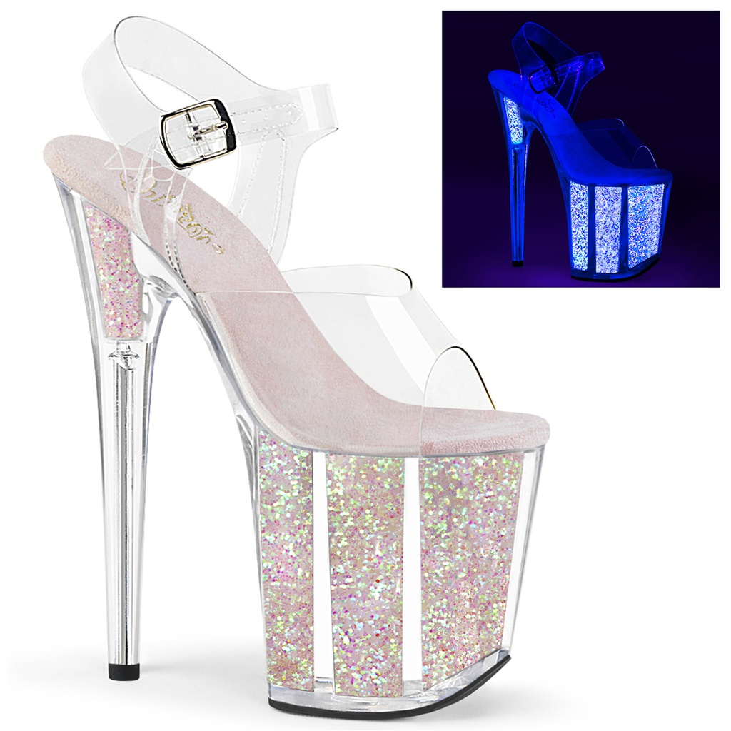 FLAMINGO-808UVG - Transparent  Opal Glitter