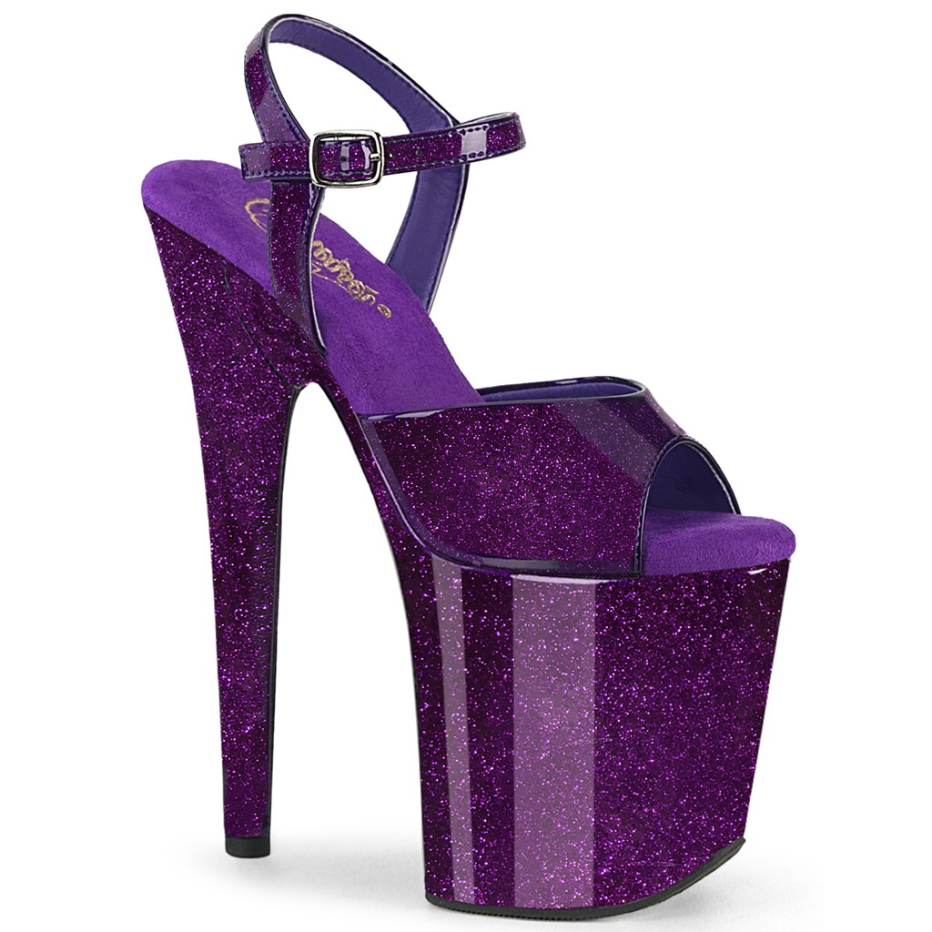 FLAMINGO-809GP - Purple Glitter Pat/M