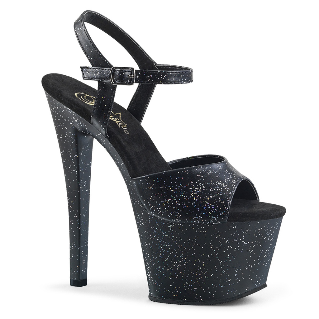 SKY-309MMG - PU Schwarz Glitter