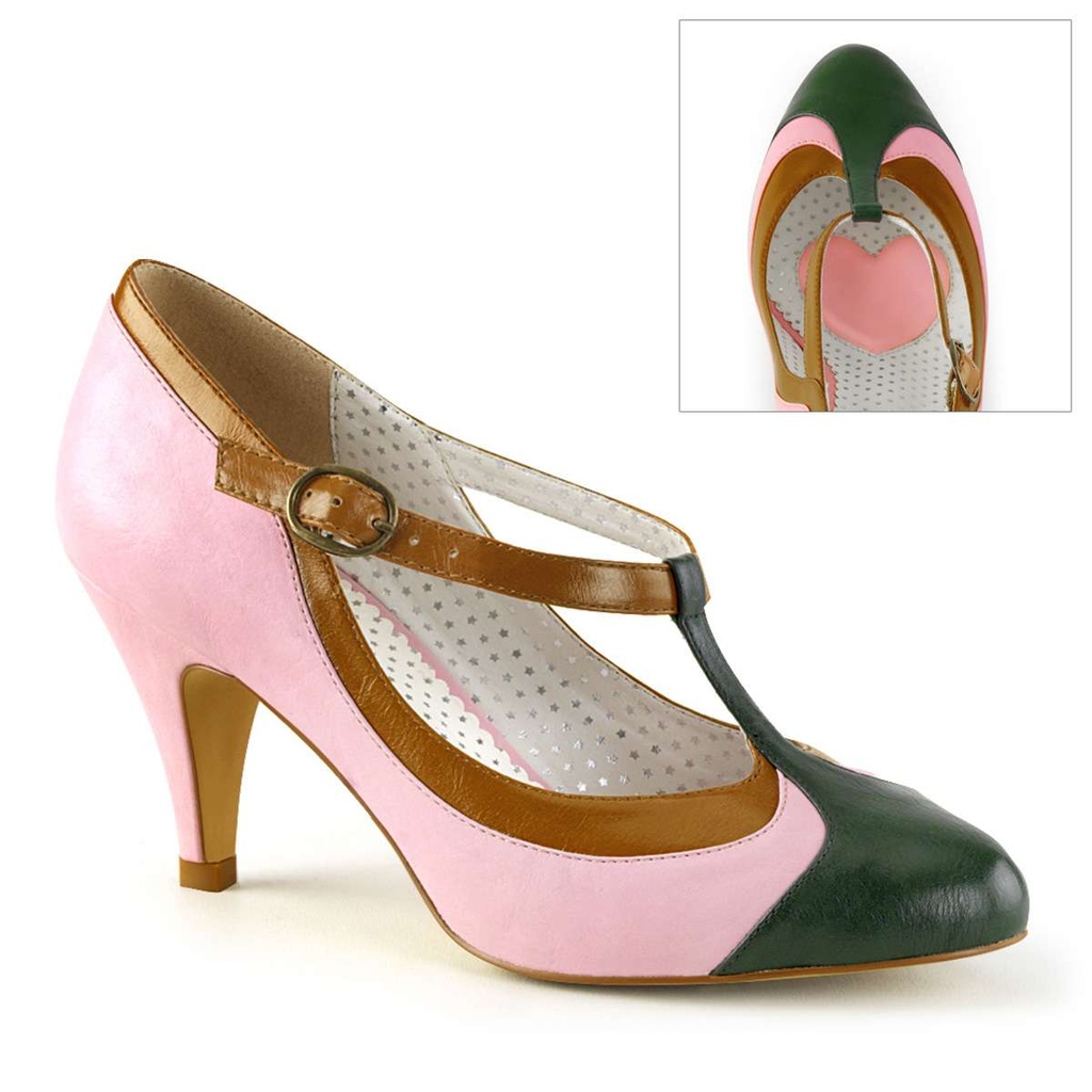 PEACH-03 - PU Baby Pink Grün