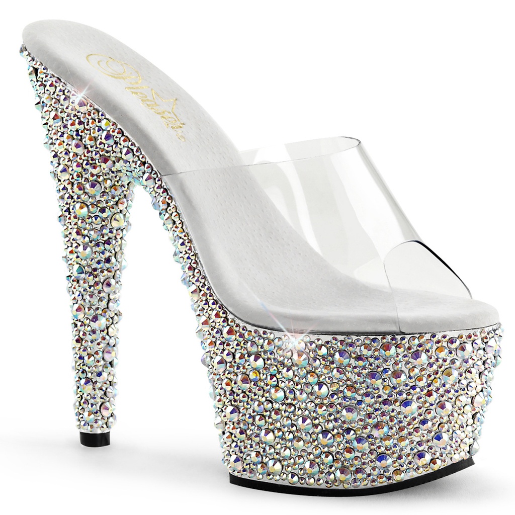 BEJEWELED-701MS - Transparent  Silber Strass