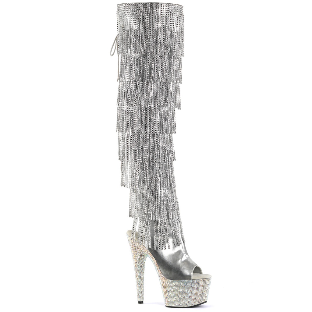BEJEWELED-3019RSF-7 - PU Silber Strass